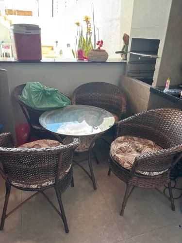 Conjunto terraço vime