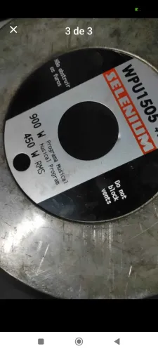 Alto falantes Wpu 15 Pol selenium 8 ohms 450w rms par Apucarana