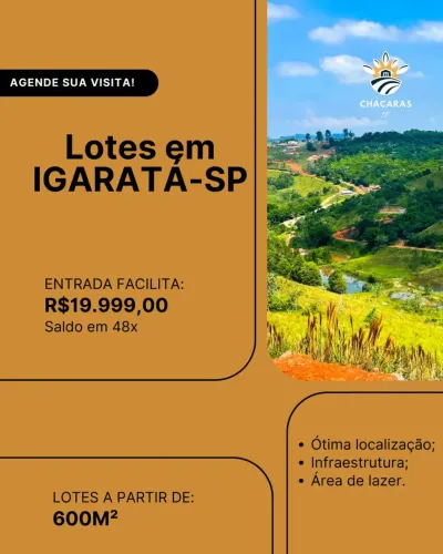 Ainda procurando terreno em Igaratá? Dê o próximo passo e conquiste o seu espaço hoje