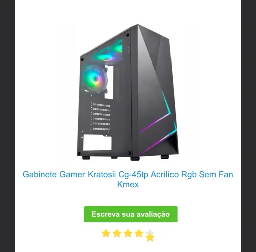 Gabinete gamer