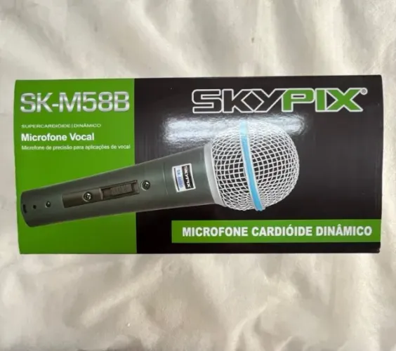 Microfone Vocal SK-M58 SKYPIX