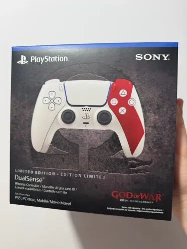 (LACRADO) Controle DualSense PS5 God of War - Edição de Aniversário de 20 Anos