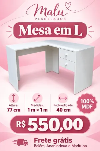 Promoção mesa L