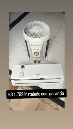 Ar condicionado 9 mil btus INSTALADO E GARANTIA 