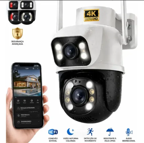 Camera de segurança WiFi ICSee A28B 4K