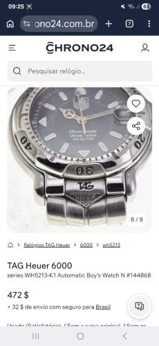 Relogio tag heuer