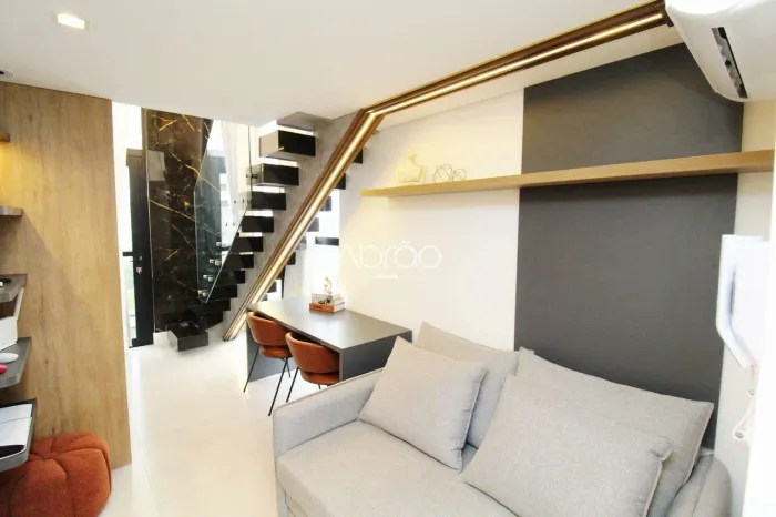 Apartamento Duplex Mobiliado com Ar-Condicionado para Locação - 32 m² - Diamond Tower - Ba