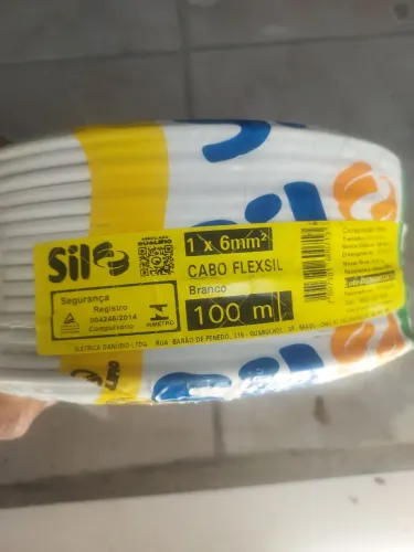 Fio flexível 6mm cada 479reais