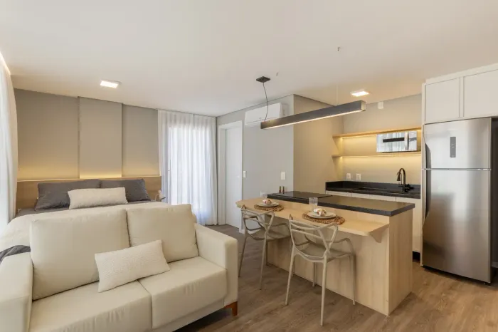 Jazz Living! Studio Aconchegante recém construído com Ótima Localização no Coração de Flor