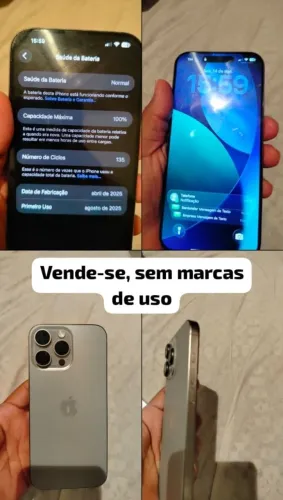 iPhone 16 pro Max bateria 100%