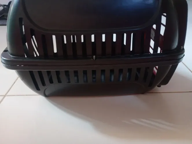 Kit cama+Caixa de transporte para gato e cachorro