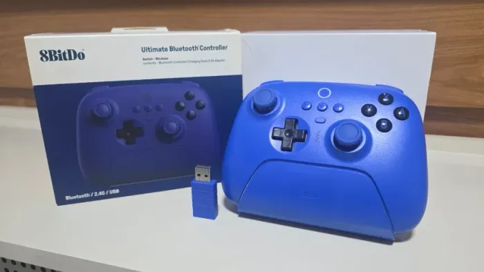 Controle 8bitdo Ultimate Blue + Nota 10 + Completíssimo!!!