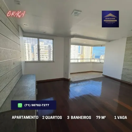 APARTAMENTO 2 QUARTOS (1 SUÍTE), 79M2, NA GRAÇA