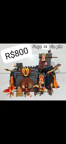 Playmobil Castelo e Aviões