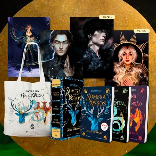Box trilogia sombra e ossos com pôsteres