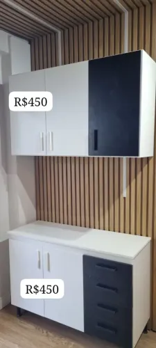Armário aéreo e balcão