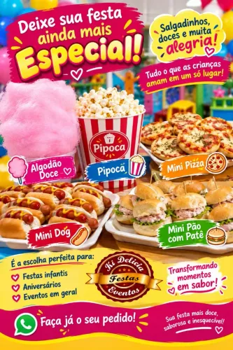 Fazemos Churros crepes batatas para seu evento