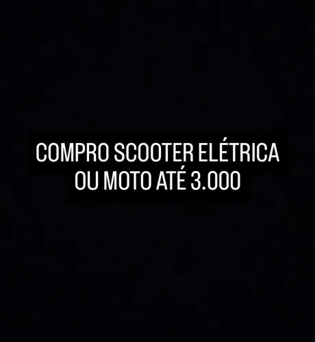 C0mpr0 Scooter, bicicleta elétrica ou moto 
