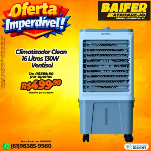 Climatizador Clin 16 Litros 130W Ventisol