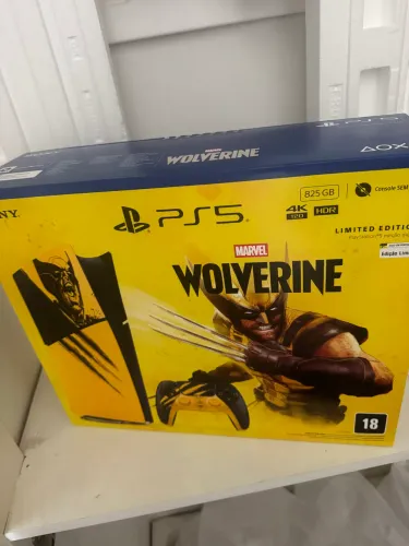 Ps5 Wolverine nota fiscal 1 ano de garantia