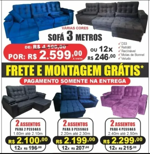 Sofá retrátil 