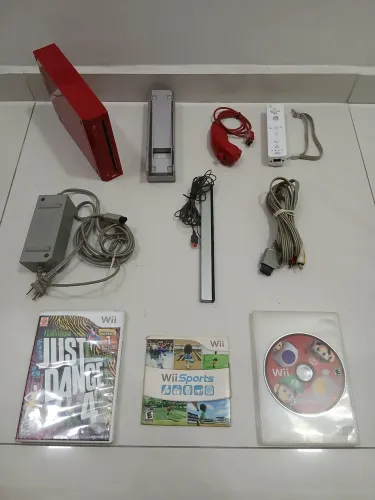 Nitendo wii vermelho bloqueado