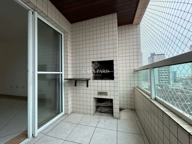 Apartamento à venda na Guilhermina, Praia Grande, com vista para o mar