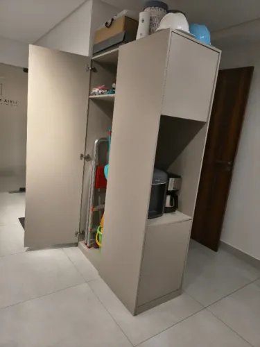 Armário despensa em MDF Gianduia - 180 cm de altura