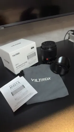 Lente Viltrox 23mm f/1.4 para Sony E-mount - Excelente estado