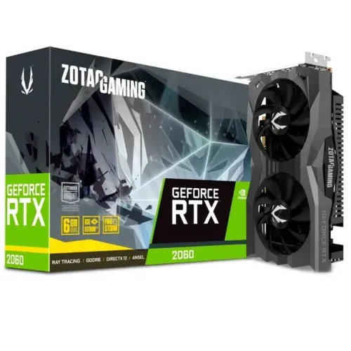 Placa de Vídeo RTX 2060 Zotac Gaming NVIDIA GeForce, 6GB