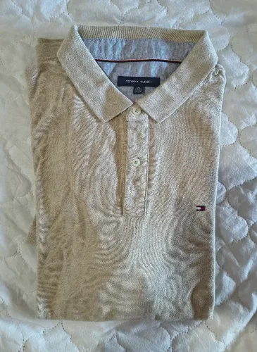 Camisa Polo Tommy Hilfiger original Tamanho Xl (GG) Creme