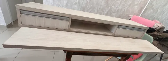 rack suspenso + prateleira 100% MDF