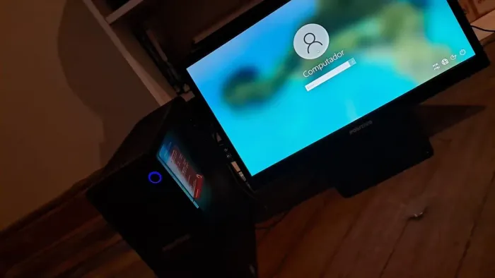 pc basico + monitor vga