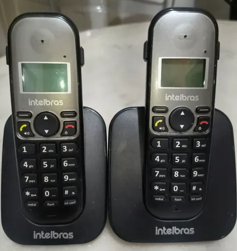 Telefone Sem Fio Intelbras TS 5120 + Ramal Extra TS 5121 (Com Bina e Viva Voz)