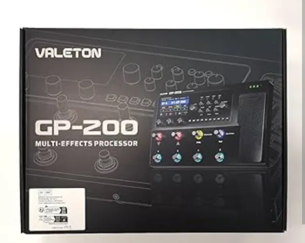 Pedaleira Valeton GP 200 Lacrada na Caixa + Brinde