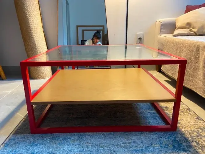 Mesa de centro estilo industrial