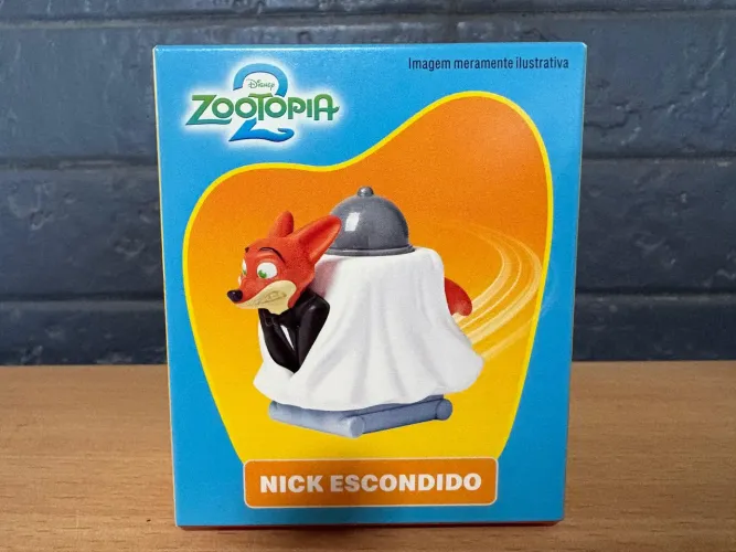 KIT Zootopia 2 - 3 personagens - Mclanche Feliz 
