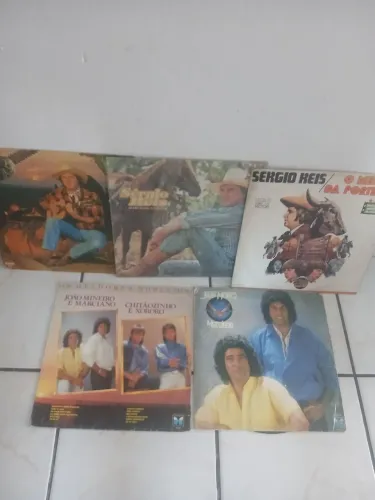 Lote de Lp's Em Vinil Sertanejo