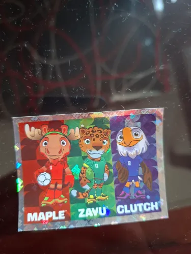 Figurinha Rara mascotes copa 2026