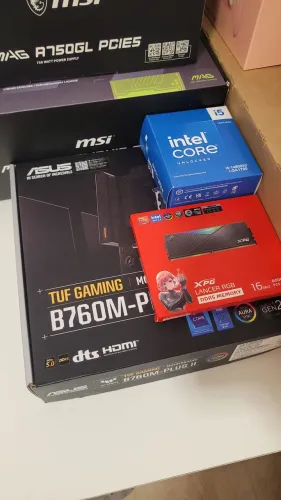 Kit Upgrade DDR5 i5 14600KF + ASUS TUF B760M + 32GB 6000MHz