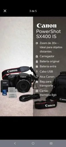 Câmera Canon Power shot SX400 IS