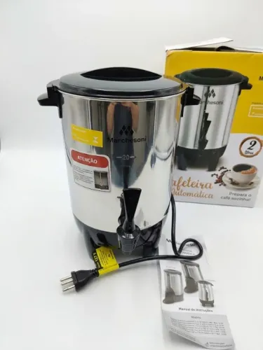 Cafeteira Elétrica Automática 2 Litros 1000W Inox - Marchesoni (127V)