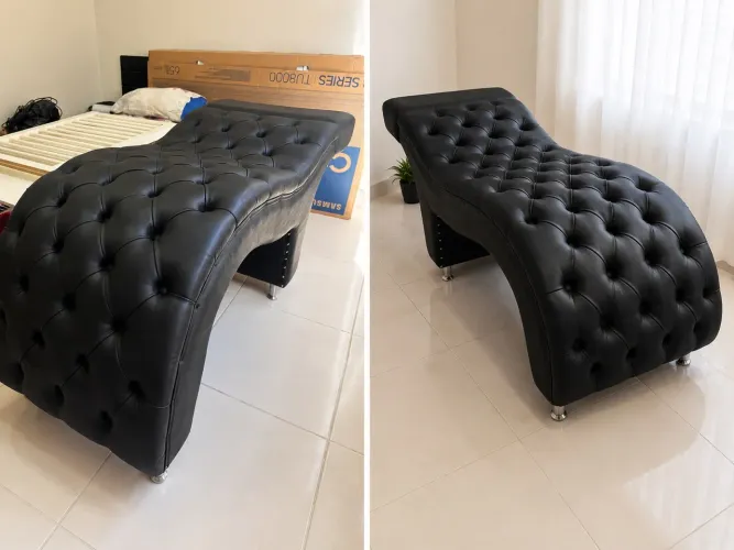 Maca luxo capitonê