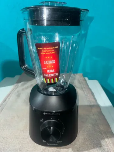 Liquidificador Philips Walita 3L Série 3000 Turbo 1000W HR2270 Pret