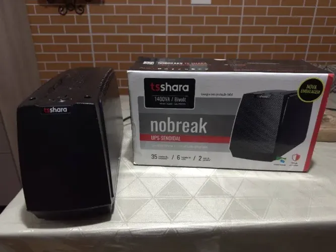 NoBreak TS Shara 4551 1400va Senoidal Bivolt Seminovo 6 tomadas