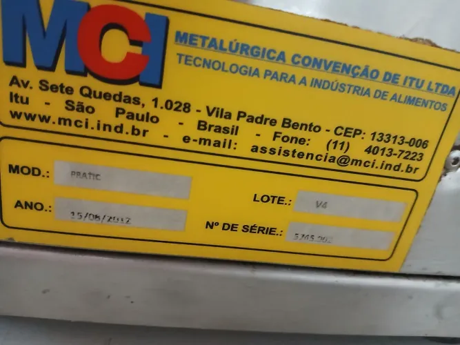 Maquina de salgados e doces Mci- Pratic profissional 