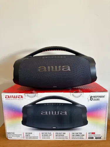 Caixa de Som Aiwa Boombox 200W RMS Bluetooth IP66 - BBS-01LB