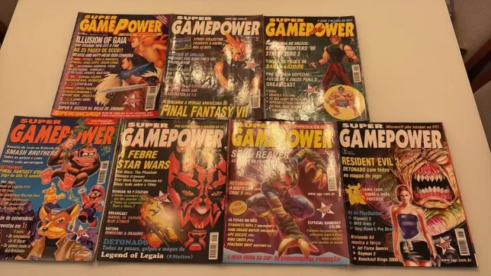 Revistas Super Gamepower - Anos 90 Videogame Valor De 3 Unidades - favor ler o anuncio