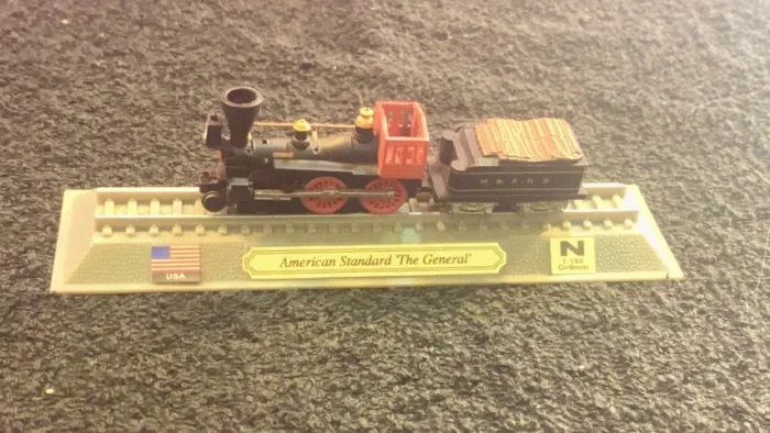 Miniatura Locomotiva The General - American Standard - Escala N 1:160 - Del Prado