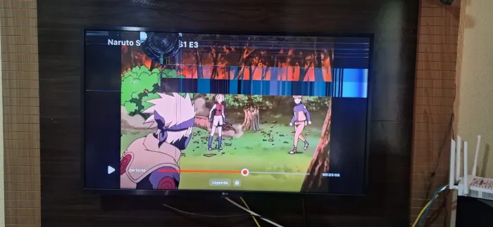 Tv lg tela qubrada